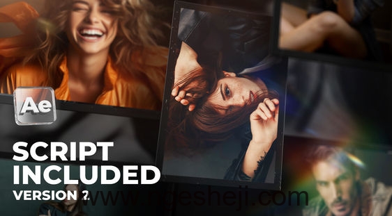 AE+PR高级优雅奢华照片相册片头模板 AE+PR 第二套 Slideshow Universal Version 2