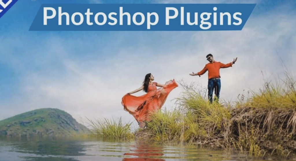 PS 汉化版 Flaming Pear Flood 2 一键生成真实水中倒影插件 Win&Mac 兼容